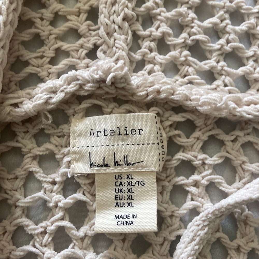 Beautiful Beige see-through sweater